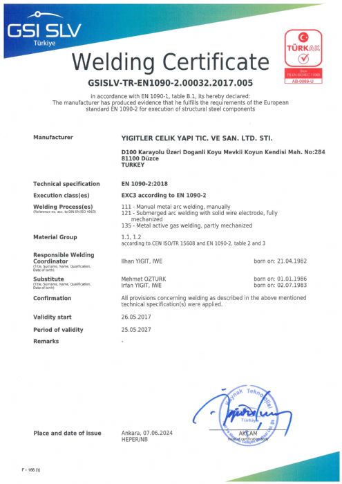 WELDİNG CERTİFİCATE